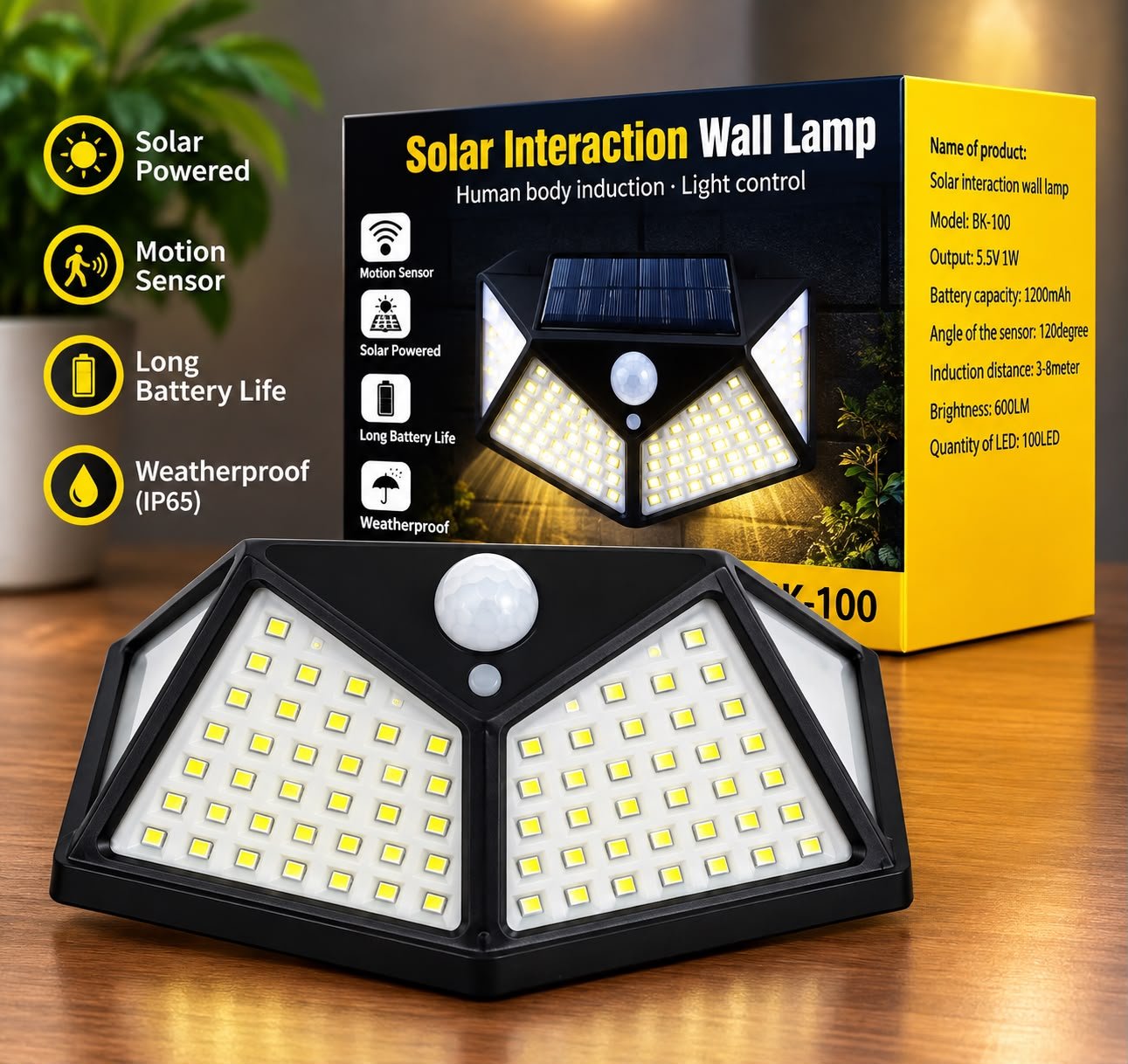 Solar Interaction Wall Lamp